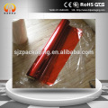 Película de rolo de plástico vermelho película de animal de estimação transparente de cor vermelha